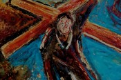Station 9: Christ falls for the third time (detail)