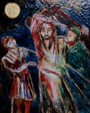 Station 5: Simon of Cyrene helps Christ to carry the cross