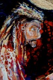 Station 6: Veronica wipes the face of Christ (detail)