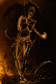 Psychological Confinement: Antibodies 4 Lines 2d Mixed Media on Paper + Digital manipulation