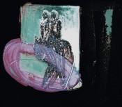 Drawing: Invisible Rooms - Confinement 2 Figures 7d Mixed Media on Paper + Digital manipulation ​28cm x 25cm Exercise: Trapped within 12.7cm x 17.8cm